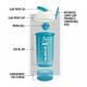 MuscleXP PRO Gym Shaker - Sea Blue 650 ml - Workout Essentials