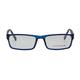 Vision Express 29333 Clear Crystal Rectangle Eyeglasses (Including UV Blue Lens) 1's - Wearables Eye Glasses