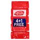 Lifebuoy Stronger Germ Protection Guard Total Soap (Pack of 4  x 125 gm + 1 Free 125 gm ) - Soaps