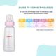 Pigeon Flexible 4+ Months PP Feeding Bottle - Pink 200 ml - Feeding & Nursing
