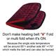 MCP Electric Heating Pad - Velvet Wine - Hot Pack/Ice Bag