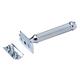 Pearl Shaving 2 Piece Twister Safety Razor - Chrome - Razors & Cartridges