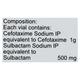 DUOTAX 1.5gm Injection 1's - Bacterial Infections-Cep
