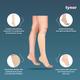Tynor Compression Garment Leg Below Knee Open Toe - Wide (M) (I 80) - Knee/Leg Supports