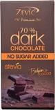 Zevic 70% Dark Belgian Chocolate with Stevia 96 gm - Nutritional Bars