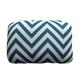 VIAGGI 2 in 1 Microbeads Convertible Neck Pillow- White & Blue - Pads And Pillows
