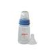 Pigeon Flexible PP Feeding Bottle with Square Base 2 Nipple (S) - Blue 120 ml - Feeding & Nursing