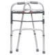 Entros Button Folding Walker - Silver (SC4001) - Wheelchairs & Walking Sticks
