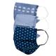 Faballey Ethnic 2 Ply Pleated Reusable Mask Set (3 Pcs) - Face Mask
