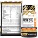 MuscleXP Salmon Enteric Coated Fish Oil Softgel 60's - Omega Fish Oil Fatty Acids