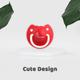 R for Rabbit Tusky Pacifier for kids of 6 months - Red 1's - Pacifiers & Teethers