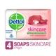 Dettol Soap - Skincare (Pack of 4 x 75 gm) - Soaps