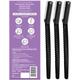 Mom & World ShaveRush Women Precision Face Razors 3's - Hair Removal Accessories