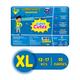 Super Cute's WonderShorts Pull-up Shorts Diaper - (XL) (12 - 17 kg) (Pack of 5 x 2's) - Diapers & Wipes