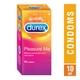 Durex Pleasure Me Ribbed & Dotted Condoms 10's - Plain/Flavoured Condoms