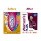 Women's Plus Horlicks No Added Sugar Powder - Caramel Flavour 400 gm (Refill Pack) - Daily Health Drinks