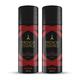 French Essence Deodorant Body Spray - Intense - Pack of 2 x 200 ml - Perfumes (Edt/Edp)