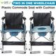 Entros 2 in 1 Commode Wheelchair (SC8005A) - Walker & Walking Stick