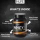 Inlife Whey Protein Powder - Cafe Mocha 1 kg - Whey Proteins