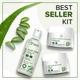 CGG Cosmetics Aloe Vera Facial Kit (Pure Soothing Face Gel 250 gm + Cleansing Toner Micellar Water 300 ml + Daily Toning Cleansing Face Pads 50's) - Face Wash & Cleansers