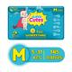 Super Cute's WonderThinz Pull-up Diaper - (M) (5 - 11 kg) (Pack of 5 x 29's) - Diapers & Wipes