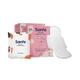 Sanfe Organic Sanitary Pads - Combo Pack (6 Day Pads + 6 Night Pads) - Sanitary Napkins