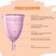 Sirona Reusable Menstrual Cup - Medium (Pack of 2) - Menstrual Cups