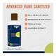 Beardhood Hand Cleaner Gel - With Aloe Vera Extract Refreshing & Non Sticky 500 ml - Hand Sanitizer