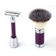 Pearl Razor & Brush Set - Purple - Shavers