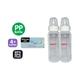 Pigeon Flexible PP Nursing Bottle with Round Base Nipple (M) - White (Pack of 2 x 240 ml) - Feeding & Nursing