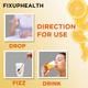 FixUpHealth Calcium and Vitamin D3 Effervescent Tablet - Orange Flavour (Pack of 4 x 20s) 1's - Calcium And Minerals