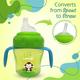 LuvLap Banana Time 2 in 1 Sipper - Green 150 ml - Feeding & Nursing
