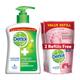 Dettol Liquid Handwash - Original 200 ml + Free Dettol Liquid Handwash Refill - Original (Pack of 2 x 175 ml) - Hand Sanitizer