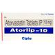 ATORLIT 10 Tablet 10's - High Cholesterol-Dys