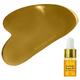 Natural Vibes Kwansha (Kansa + Gua Sha) Face Massager + Free Gold Ayurvedic Beauty Oil - Perfumes (Edt/Edp)