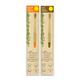 Dr.Morepen Organic Bamboo Adult Toothbrush Combo Pack (Medium - Orange 1's + Soft - Brown 1's) - Toothbrushes