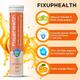 FixUpHealth Natural Amla Effervescent Tablet - Orange Flavour (Pack of 4 x 20s) 1's - Herbal Dietary Supplement