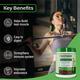 Panchamrit Plant Protein (Pea & Brown Rice Protein) - Delicious Chocolate 1 kg - Protein Drink