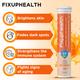 FixUpHealth Electrolytes Effervescent Tablet - Lemon Flavour & FixUpHealth Natural Amla Effervescent Tablet - Orange Flavour 20s 1's - General Health