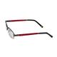 Vision Express 12003 Gun Metal Rectangle Eyeglasses (Including UV Blue Lens) 1's - Wearables Eye Glasses