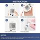 Sinocare Safe Accu Blood Sugar Monitor Test Kit (Test Strips 100's + Lancets 100's) 1's - Blood Glucose Monitors/Strips
