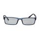Vision Express 29333 Blue Rectangle Eyeglasses (Including UV Blue Lens) 1's - Wearables Eye Glasses