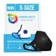 Dettol Cambridge Basic N95 Mask - Anti Virus, Reusable & Washable  (Black, S) - Face Mask