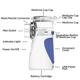 Vandelay Nano Atomizer Nebulizer - White - Nebulizers / Vaporizer