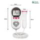 Sahyog Wellness Fetal Doppler with Built-in Speaker (White & Pink) - Health Monitors And Equipment