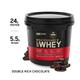 Optimum Nutrition (ON) 100% Whey Gold Standard Powder - Double Rich Chocolate 4 kg - Whey Proteins