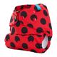 Bumberry Reusable Diaper Cover with 1 Natural Bamboo Cotton Insert - Lady Bug - Diapers & Wipes