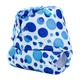 Bumberry Reusable Diaper Cover with 1 Wet Free Insert - Blue Dots - Diapers & Wipes