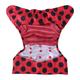 Bumberry Reusable Diaper Cover (2-36 Months) with 2 Wet Free Inserts - Lady Bug - Diapers & Wipes