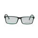 Vision Express 29469 Black Rectangle Eyeglasses (Including Anti-Reflective Coating Lens) 1's - Wearables Eye Glasses